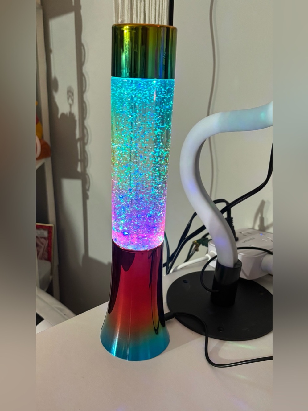 Glitter Lamp with USB power cord